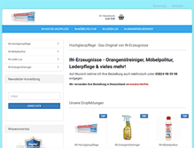 Tablet Screenshot of in-erzeugnisse.de